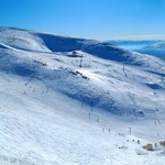 Another bluebird day as we hit the slopes again