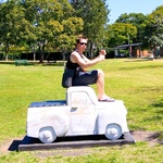 Tom driving?