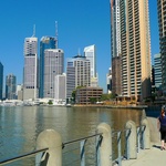 Riverfront walk