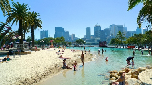 Southbank beach