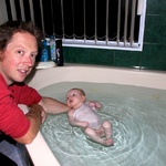 Bath time - in a massive bath
