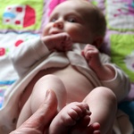 Cute little footsies