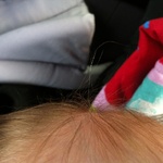 Longest hair on her head, big day 