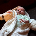 Just about fits at 3 months