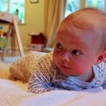 Starts to enjoy tummy time at sunshine ave