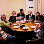 Dinner at the pecks 