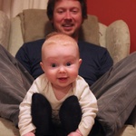 Until she started licking dads feet!