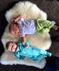 Iris meets Tiff and Jamie's new arrival Jonty. Three weeks her junior but already a big boy!