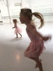 A private ballet class (no one else turned up!) for both the girls.